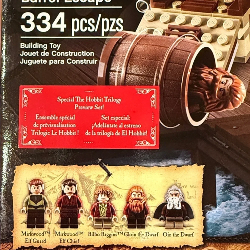 Lego The Hobbit 79004 Exclusive Barrel Escape NEW in sealed box retired
